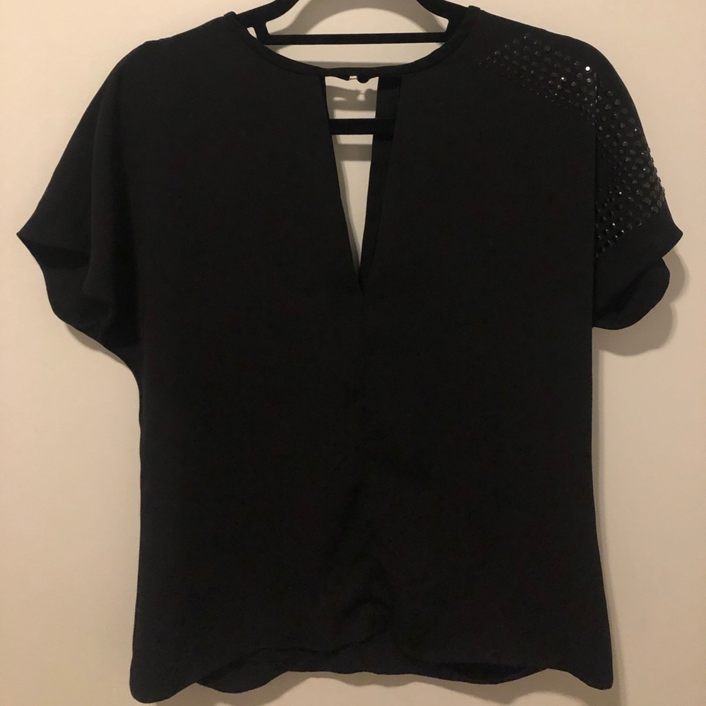 ZARA WOMAN Black Going Out Top